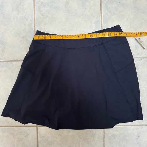 NWT Talbots Navy Blue A-Line Skort Size LP - Picture 3 of 7